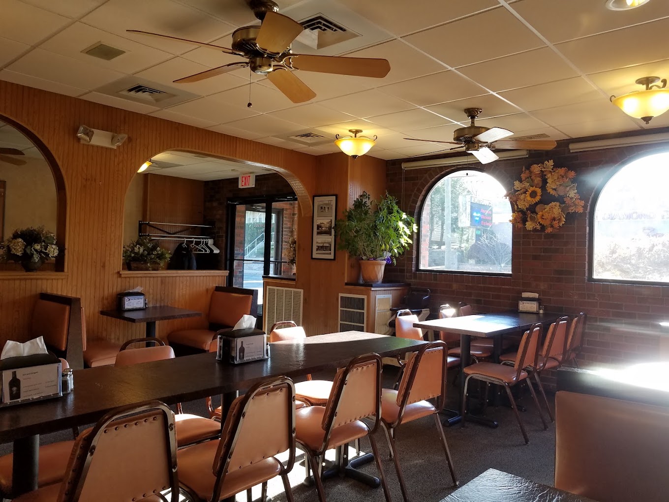 The kitchen at Ernie's Pizza